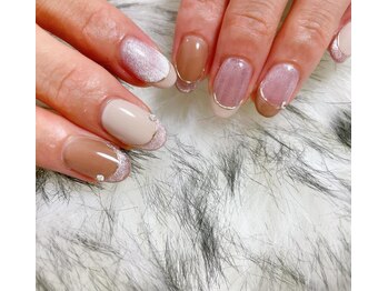 キキネイル たまプラーザ店(kikinail)/マグネットフレンチネイル