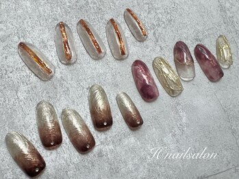 エイチネイルサロン(H nailsalon)/Mei専用ニュアンスネイル