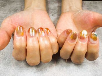 金運アップニュアンスネイル