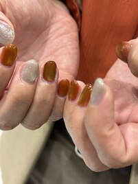 紅葉風奥行きマグネットデザイン