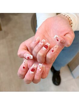 シア 新宿(SIAA)/可愛いりんごネイル