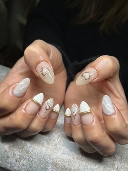 ファンネイル(fun nail)の写真/【全メニュー★パラジェル&フィルイン込み】人気のenoiマグネット♪持ち込みも可能◎初めての方におすすめ