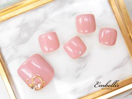 (844)大人サクラ色Footネイル