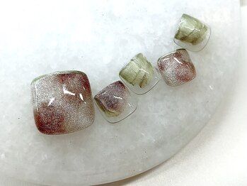 ネイルサロン ふるる 大須店/☆フットプチプラネイル#287