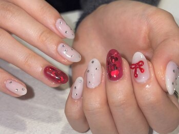 ネオリーブ ウリ(Neolive uri)/バレンタインネイル &nbsp;