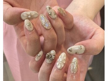ルアナネイルナゴヤ(LUANA nail nagoya)/ゴールドミラー
