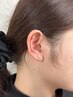 【話題沸騰】耳ツボジュエリー片耳６粒(両耳12粒)