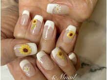 アンドエムネイル(&M nail)の雰囲気（ひまわりネイルsummer nail＊）