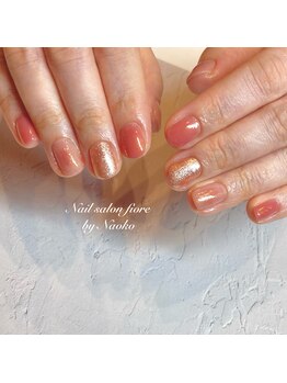 女子力上がる!チークネイル