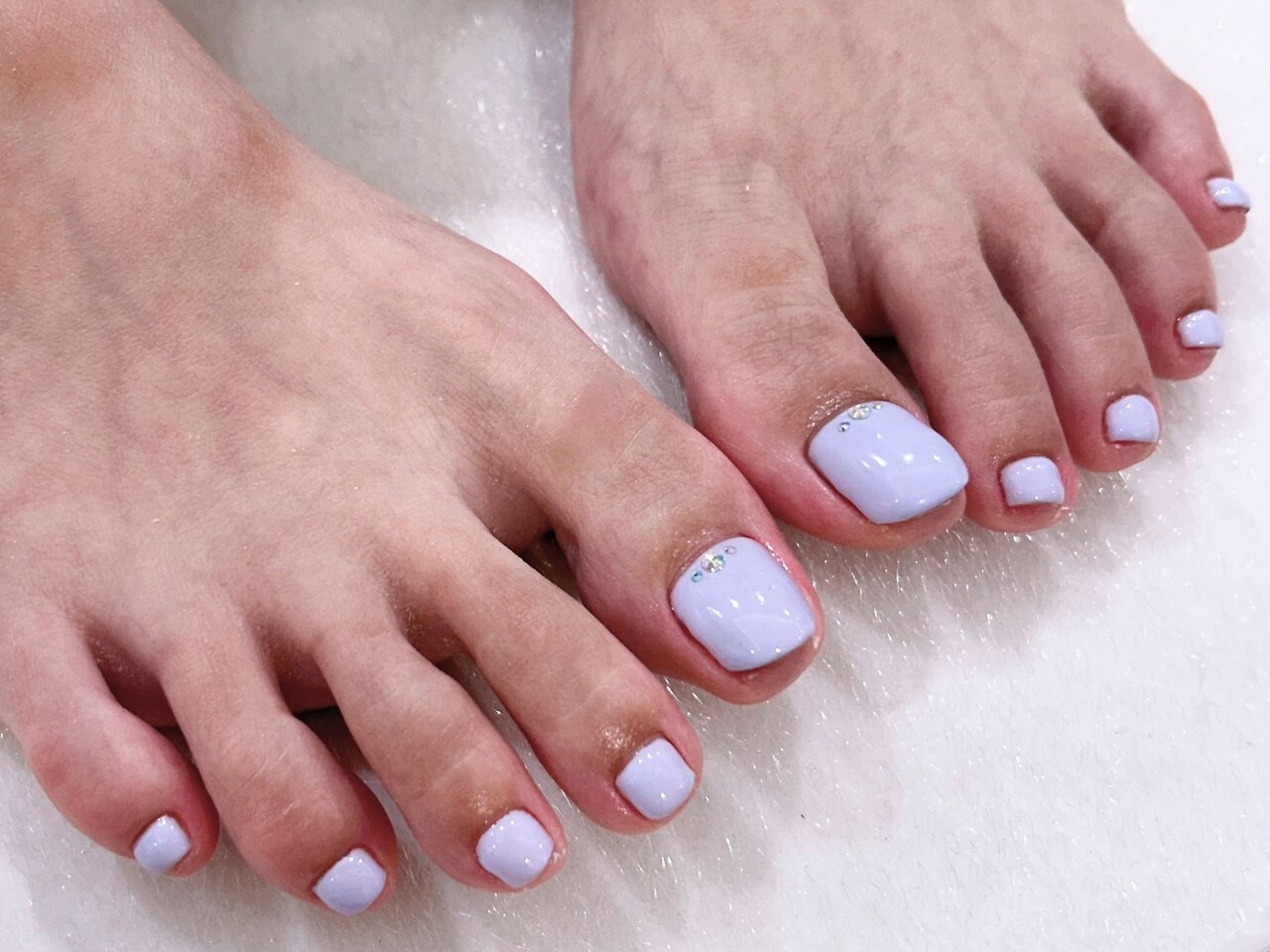 FOOTジェルワンカラーorラメグラ\3960