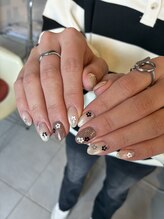 エス(es)/お花ホロネイル