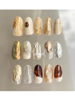 ソーネイル(Soo.nail)/9月シンプル定額ネイル