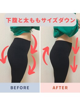 バンビ ビューティーラボ/ヒップアップしました