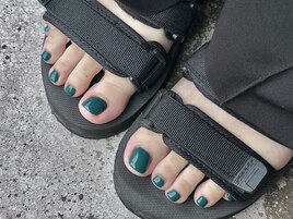 こっくりグリーン ワンカラー