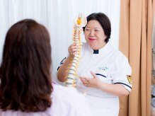 ふくみカイロサロンの雰囲気（初回説明）