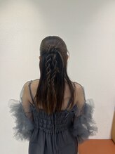 アトリエはるか アミュプラザ鹿児島店/ヘアセット¥3520（税込）
