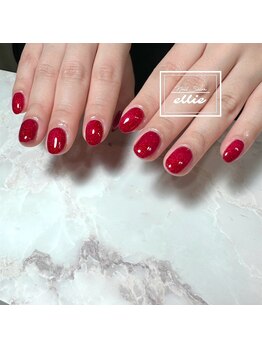 エリー(ellie)/赤ラメワンカラー