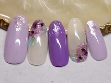 ロシェ(Rocher)/紫陽花ネイル【パラジェル】