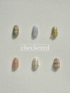 checkered design