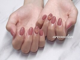 ワンカラー /ピンクネイル