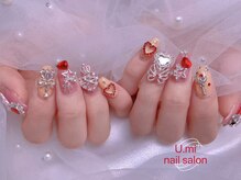 ユミ(U mi)/チップ長さ出し推しネイル