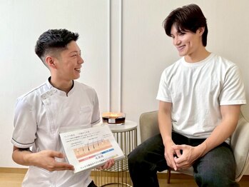 メンズオージー 岡山中区(men's O.G)の写真/【最短30分で退店OK】WAX+光のダブル脱毛で短時間×高実感◎コスパ&タイパ抜群の“続けやすい脱毛”を♪