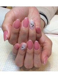 ～冬シンプルラインネイル～