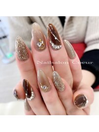 ストーンネイル　シアーネイル