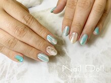 ネイルドール(Nail Doll)/爽やかカラーのニュアンス