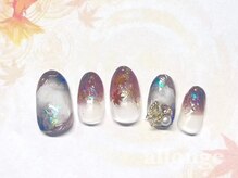 美サロン アロンジェ甲府向町店/紅葉ニュアンスネイル☆