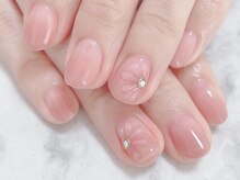 カノンネイル(canon.nail)/ぷっくりお花ネイル