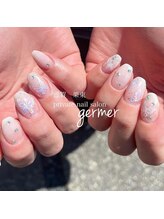 ジェルメ(germer)/シアーホワイトにバタフライ♪