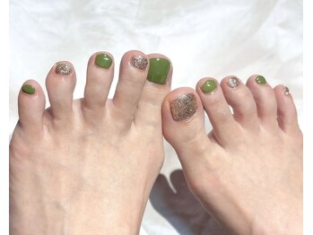 ルヒアネイル イオン戸畑ショッピングセンター店(Ruhia Nail)/グリッターネイル