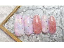 ミルネイル(Mil Nail)/雪の結晶ネイル　　No20