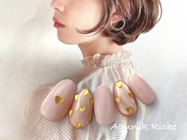 【ハートホロネイル】