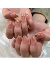 桜ネイルサロン/ミラーネイル