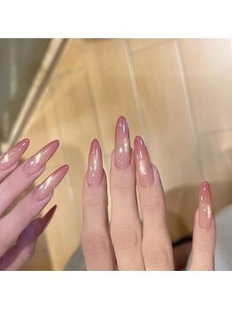 ドーパミンネイル 錦糸町(dopamine nail)/マグネット+カラグラデーション