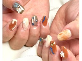 ニュアンスnail/ぷっくりアート