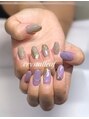 ネイルサロン クリスタルリーフ(Nailsalon Crystal Leaf)&nbsp;ミラーニュアンスネイル