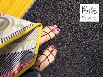 パスリー ネイルアンドケア(Parsley Nail&Care)/ペディキュアも人気です♪