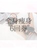 【お得な回数券】全身痩身6回 通常¥126,000→¥81,700