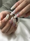 ガーリー全開ネイル