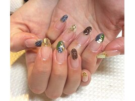 ～キラキラフレンチネイル～