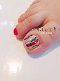 カラフルニュアンスネイル