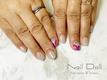 ネイルドール(Nail Doll)/朝顔ネイル