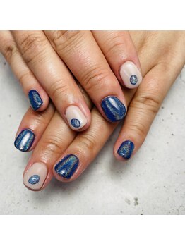 ヘアーアンドネイル ルシア(Hair&Nail Lucia)/ユニコーンパウダーネイル！