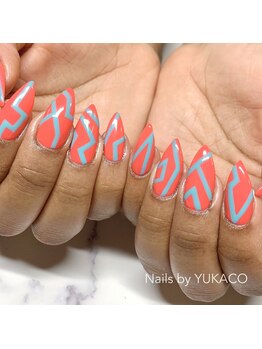 リグネイルスタジオ(Lig nail studio)/ジグザグラインネイル