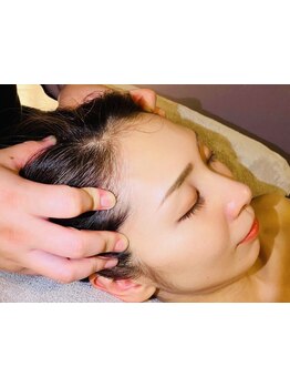 ヘッドスパで癒されたい