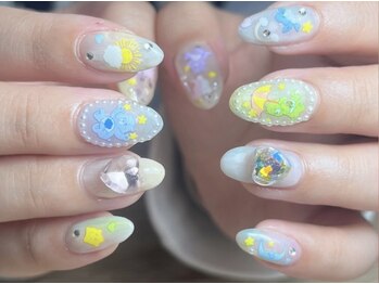 自爪育成ネイルアート