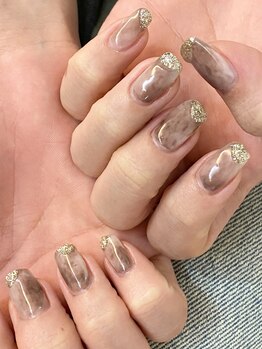 ネイルサロン ロゼオ(Nail salon Roseo)/定額Nail ¥6990~/長さ出し+¥3300